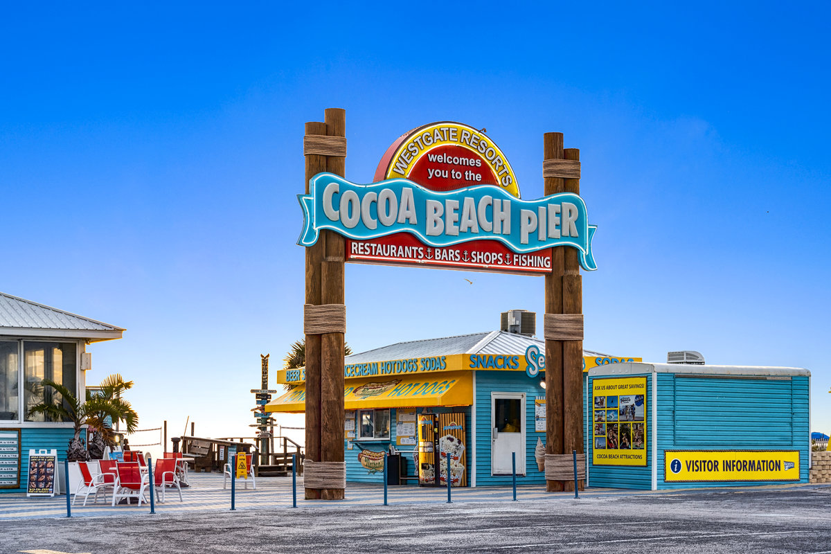 An easy drive to Cocoa Beach Pier