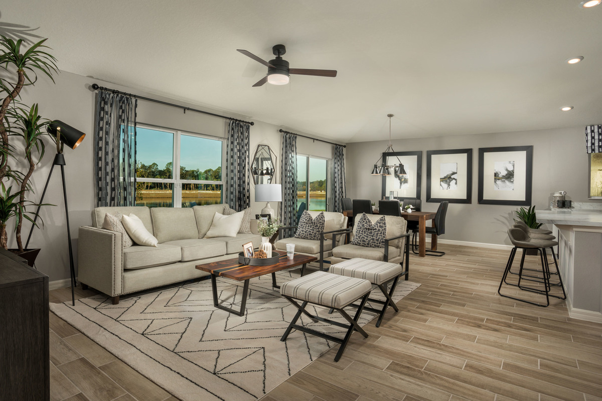 New Homes in Titusville, FL - Verona Village B Plan 1707 Great Room