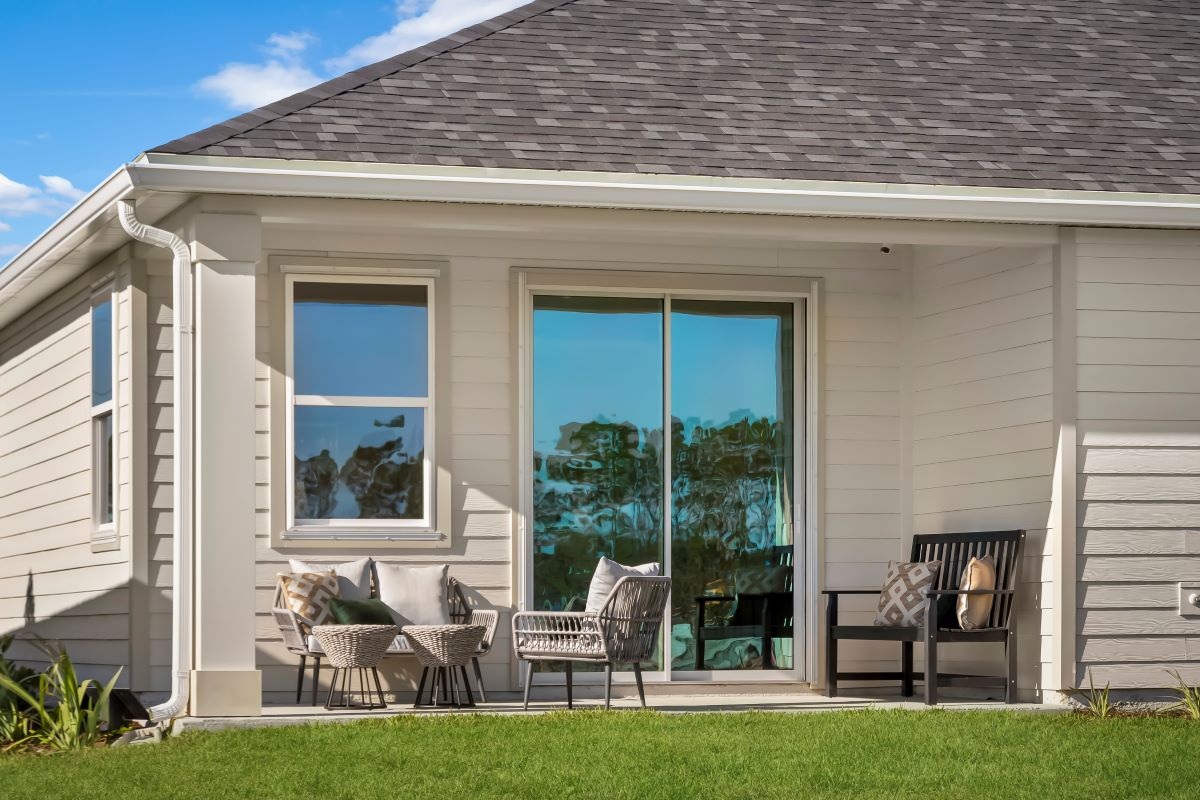 Covered patio