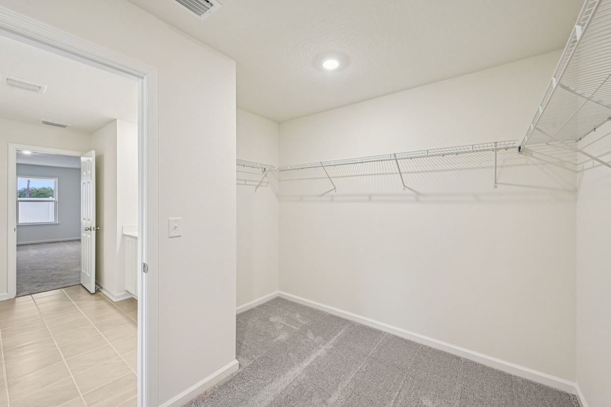 Primary walk-in closet