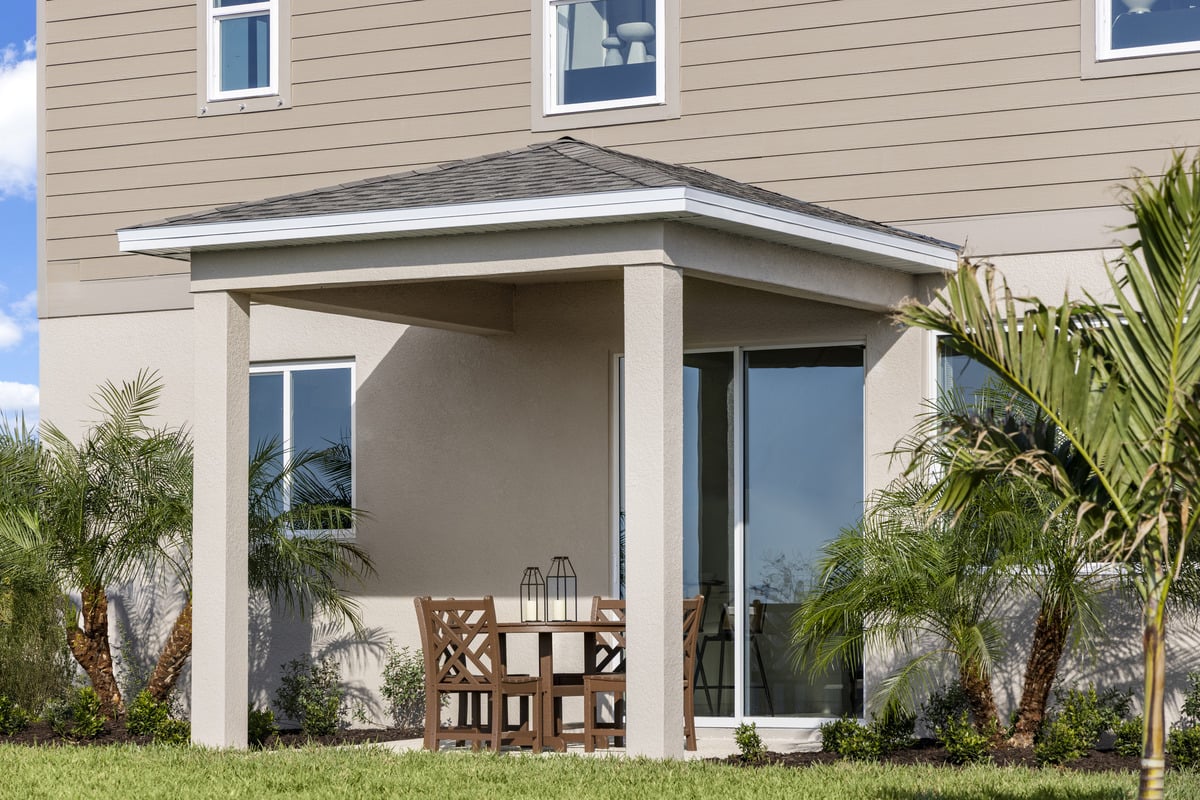 Covered patio