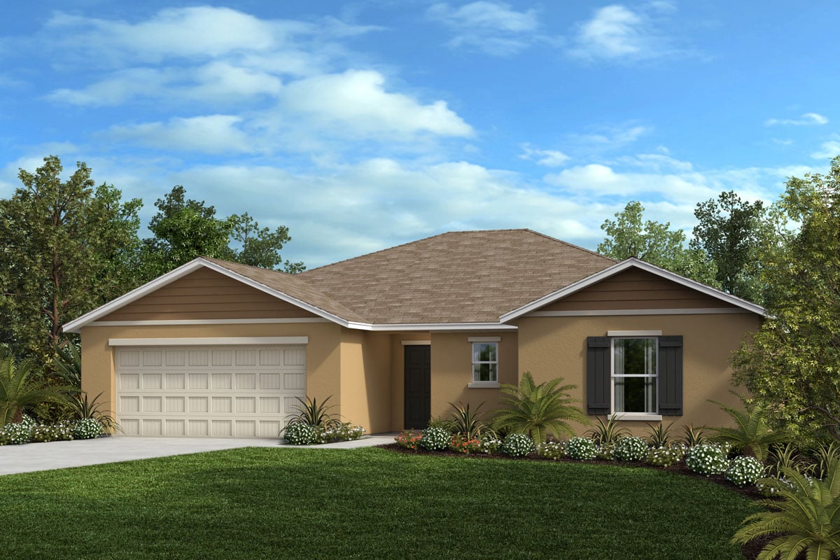 New Homes in Fort Myers, FL - Coves of Estero Bay Plan 1876 Elevation F