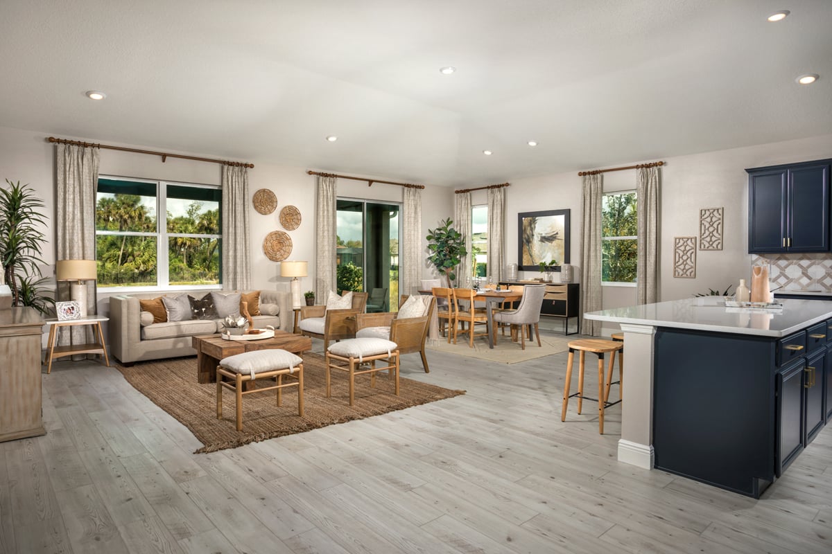 New Homes in Fort Myers, FL - Coves of Estero Bay Plan 2609 Great Room