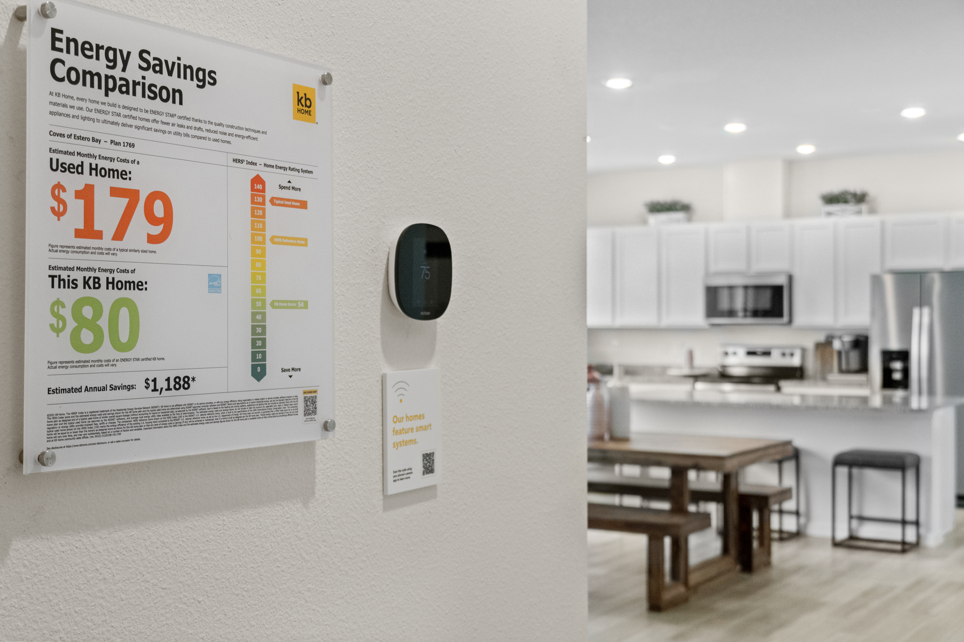 Energy Savings Comparison guide and smart thermostat