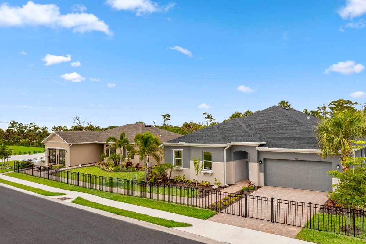 Browse new homes for sale in Coves of Estero Bay