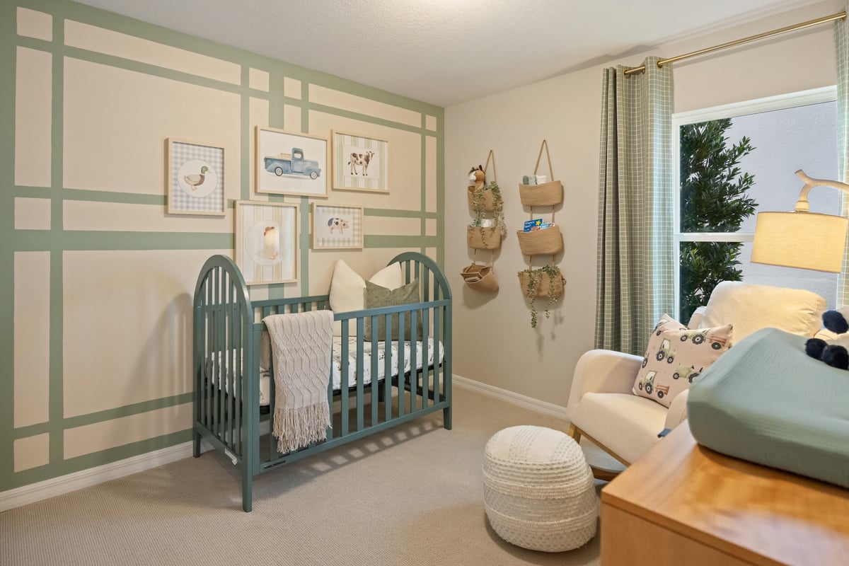 Spacious secondary bedrooms