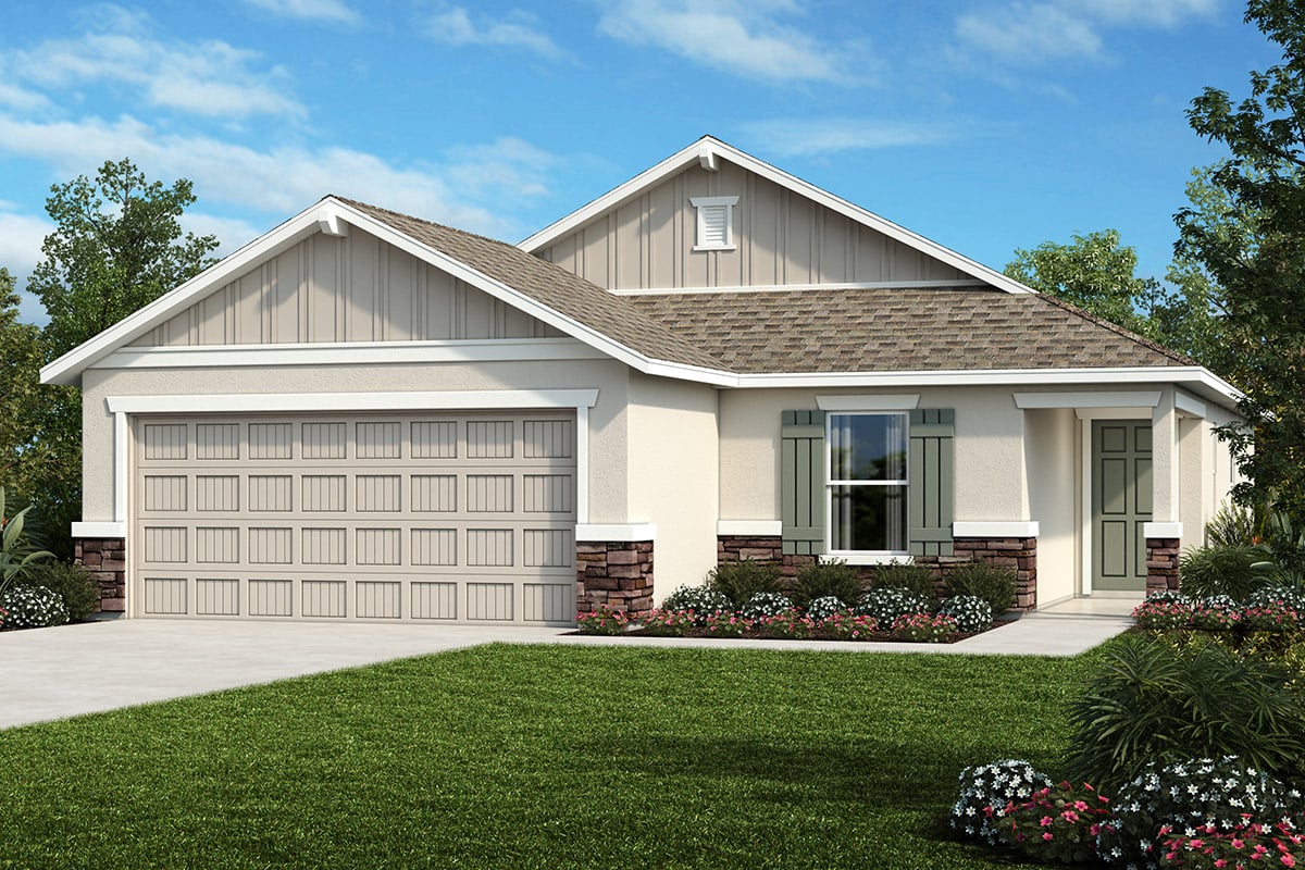Exterior G with optional stone