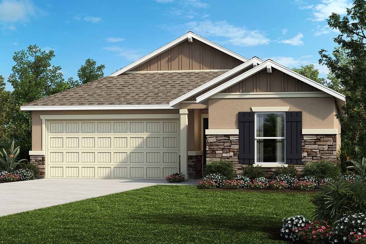 Exterior G with optional stone