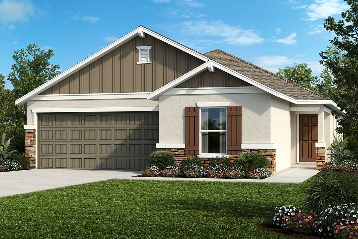 Exterior G with optional stone