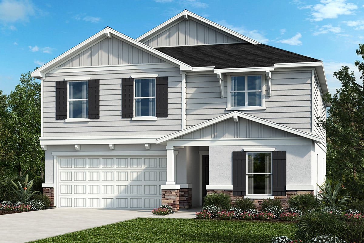 Exterior G with optional stone