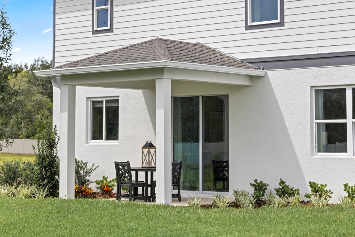 Covered patio