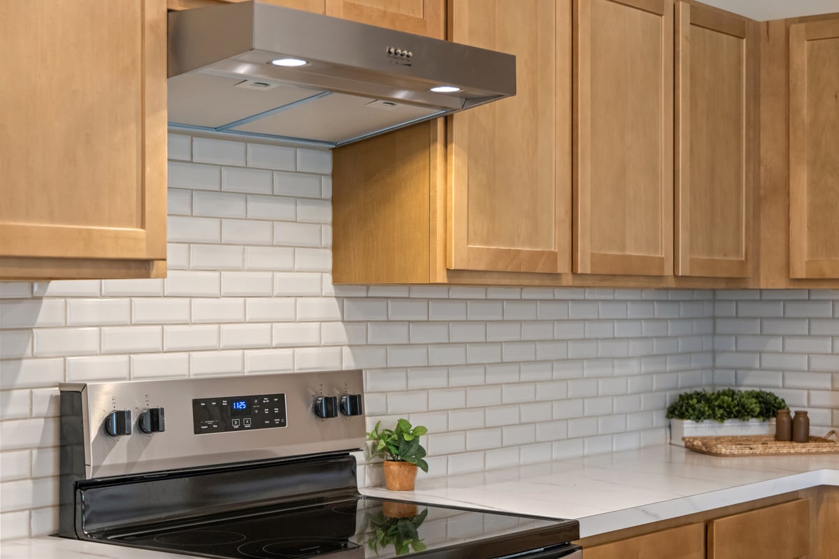 Tile backsplash