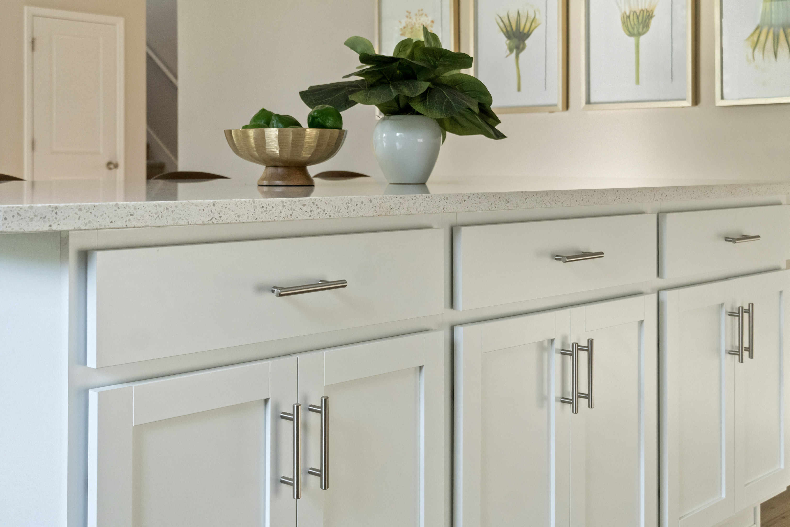 Optional kitchen island 