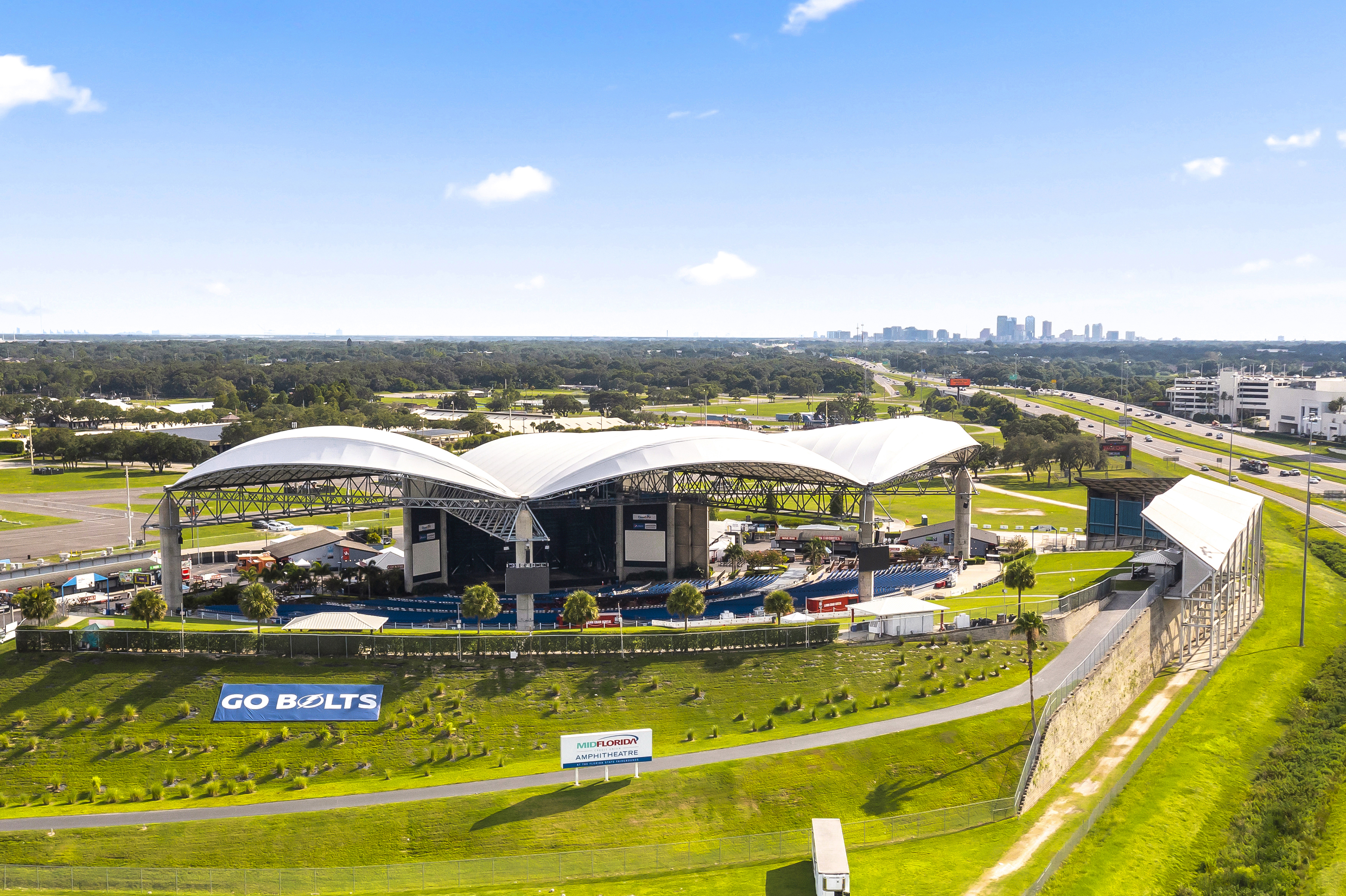 An easy drive to Mid Florida Credit Union Amphitheater