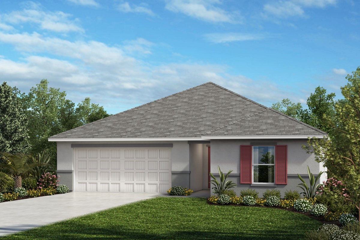 New Homes in Zephyrhills, FL - River Run II Plan 1541 Elevation A