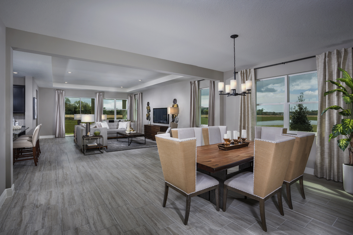New Homes in Land O' Lakes, FL - Riverstone Plan 2333 Great Room