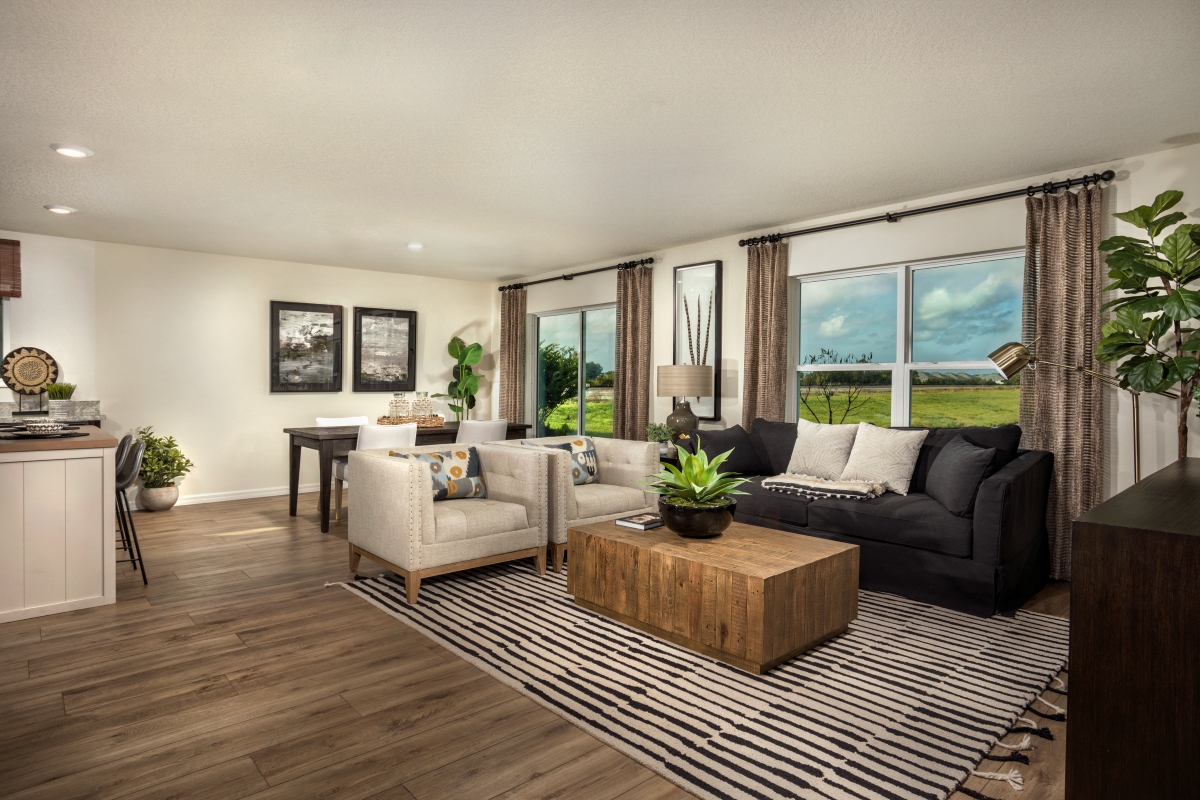 New Homes in Seffner, FL - Williams Pointe Plan 1541 Great Room