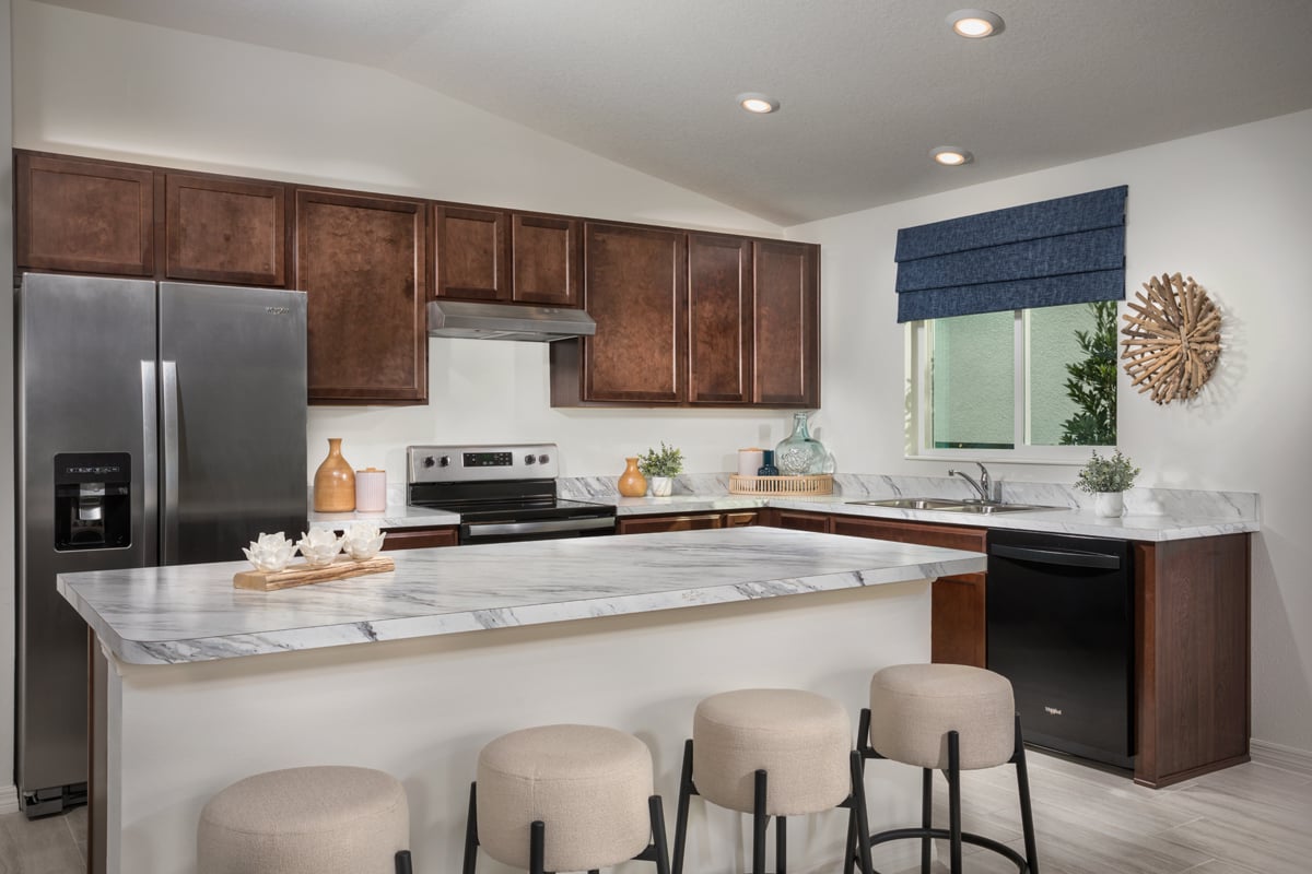 New Homes in Seffner, FL - Williams Pointe Plan 1707 Kitchen 