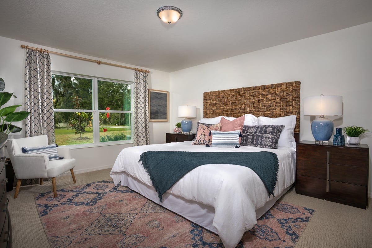 New Homes in Seffner, FL - Williams Pointe Plan 1707 Primary Bedroom 