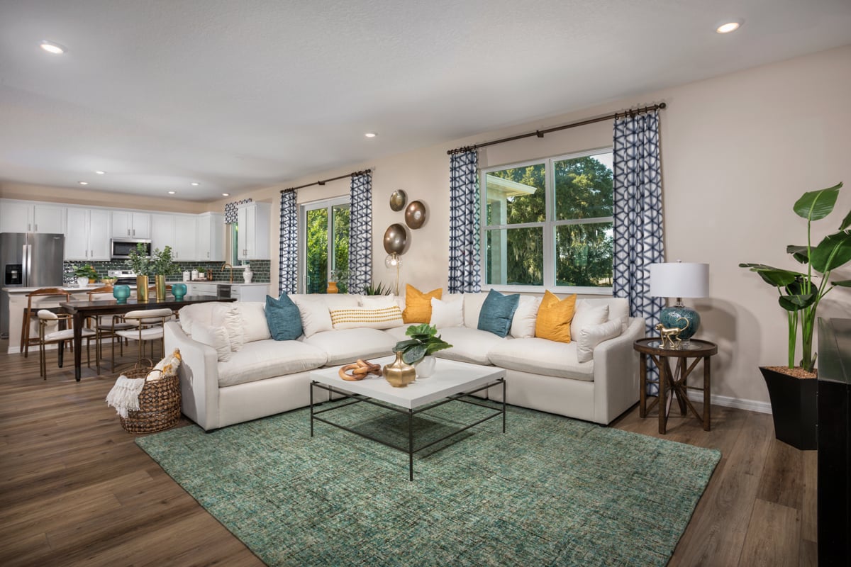New Homes in Riverview, FL - Magnolia Creek Plan 2566 Great Room