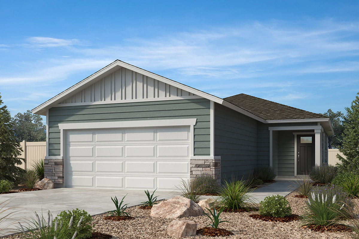 Exterior B with optional masonry