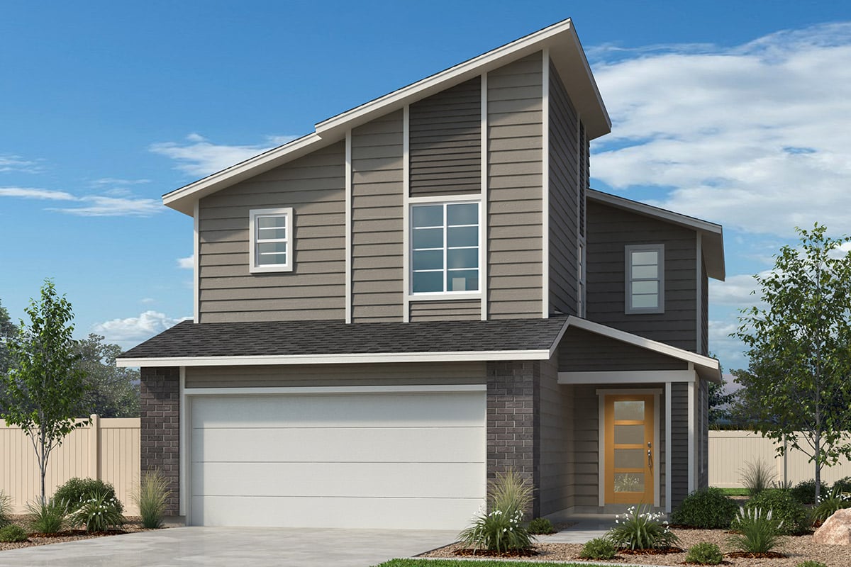 Exterior D with optional stone