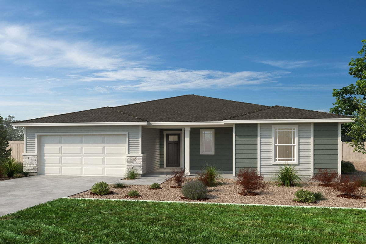 Exterior C with optional stone