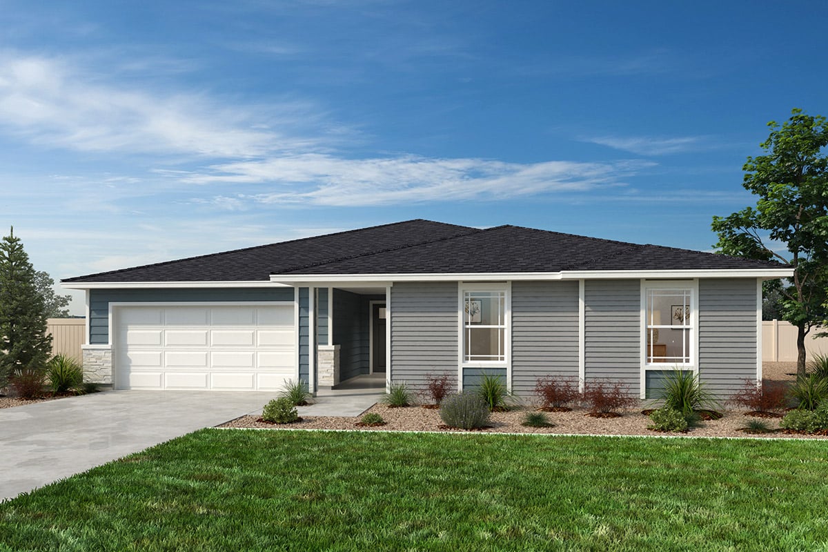 Exterior C with optional stone