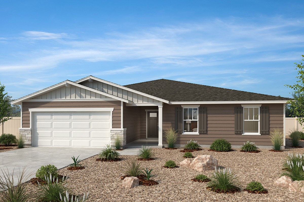 Exterior B with optional stone