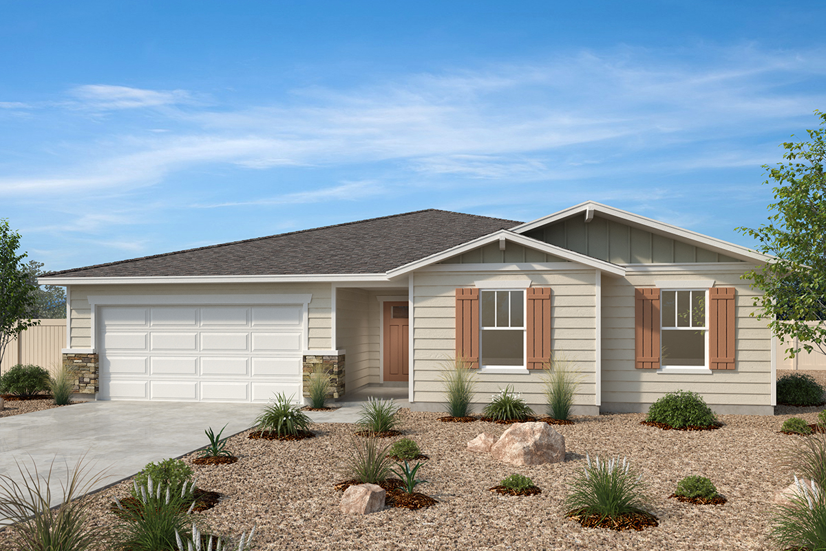 Exterior B with optional masonry