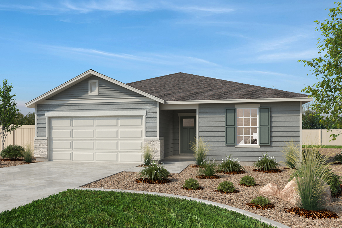 Exterior A with optional masonry