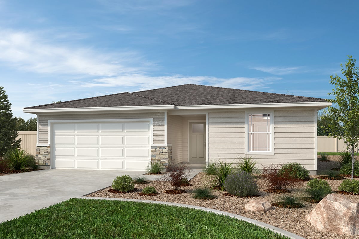 Exterior C with optional masonry