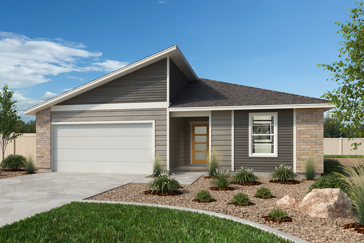 Exterior D with optional masonry