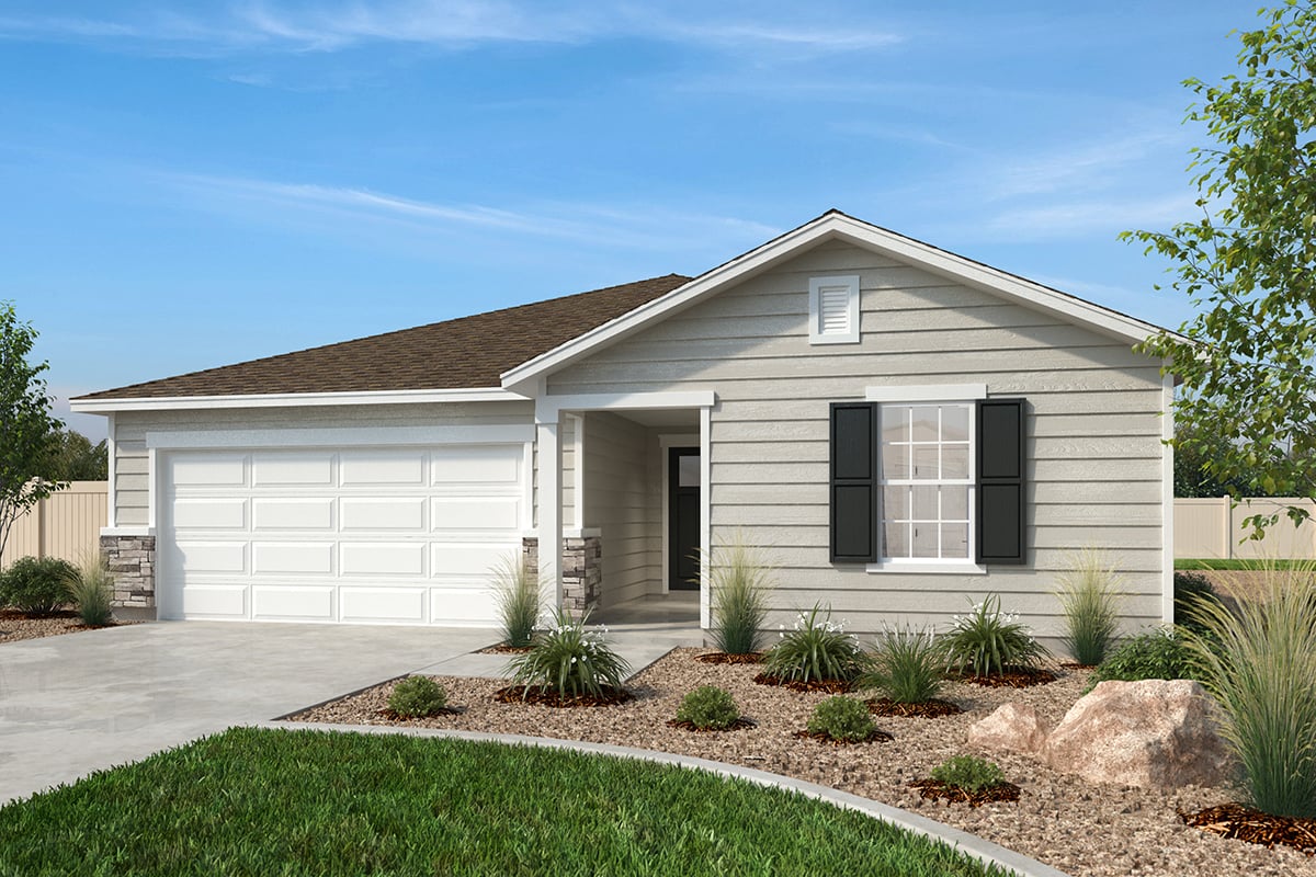 Exterior A with optional masonry
