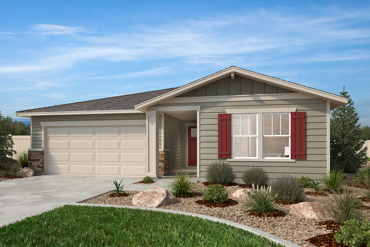 Exterior B with optional masonry