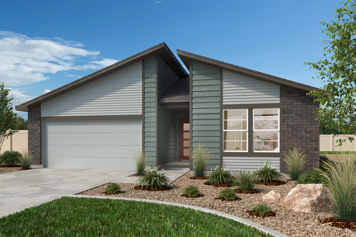 Exterior D with optional masonry