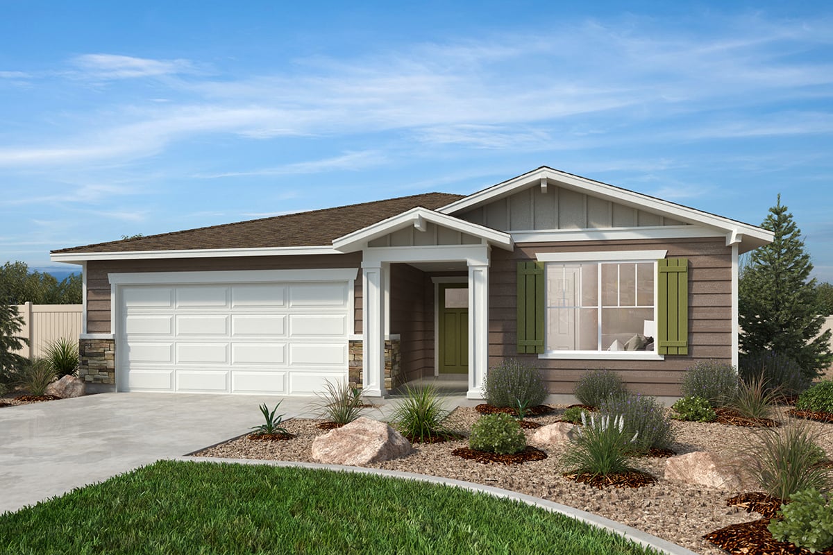 Exterior B with optional masonry