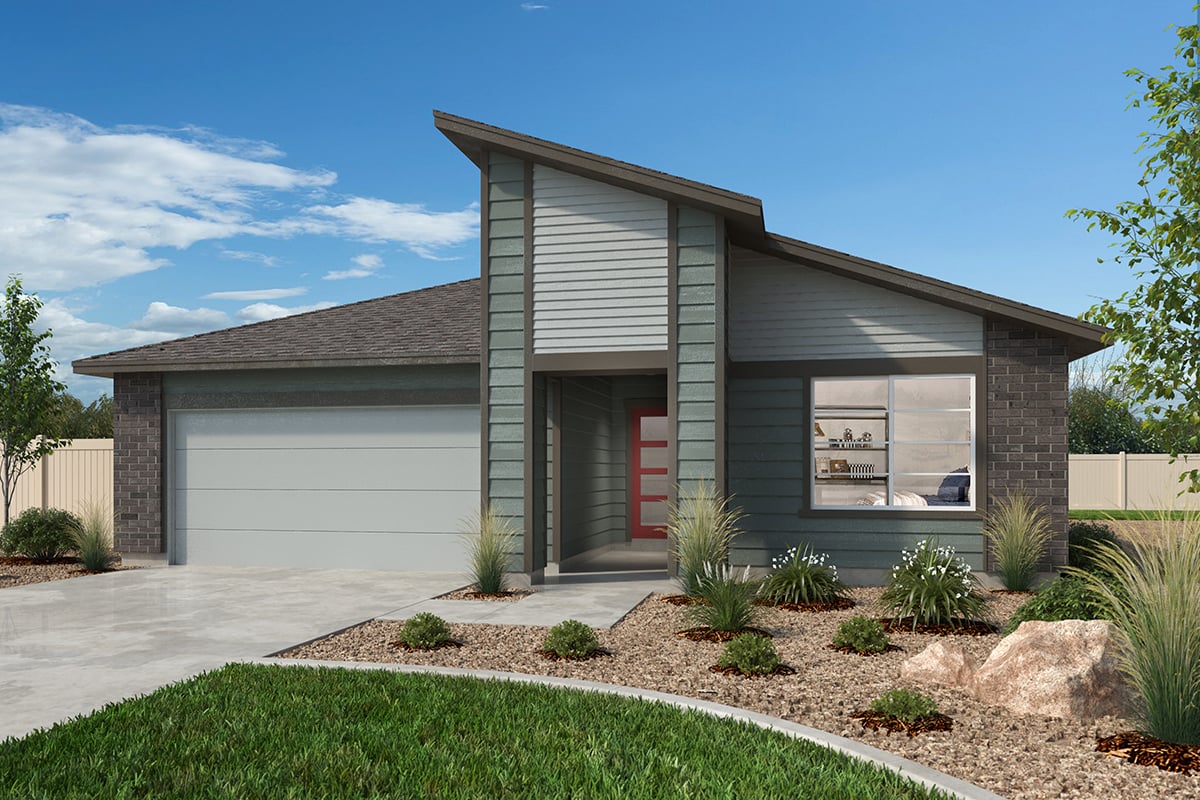 Exterior D with optional masonry