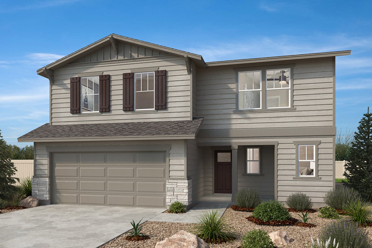 Exterior B with optional stone