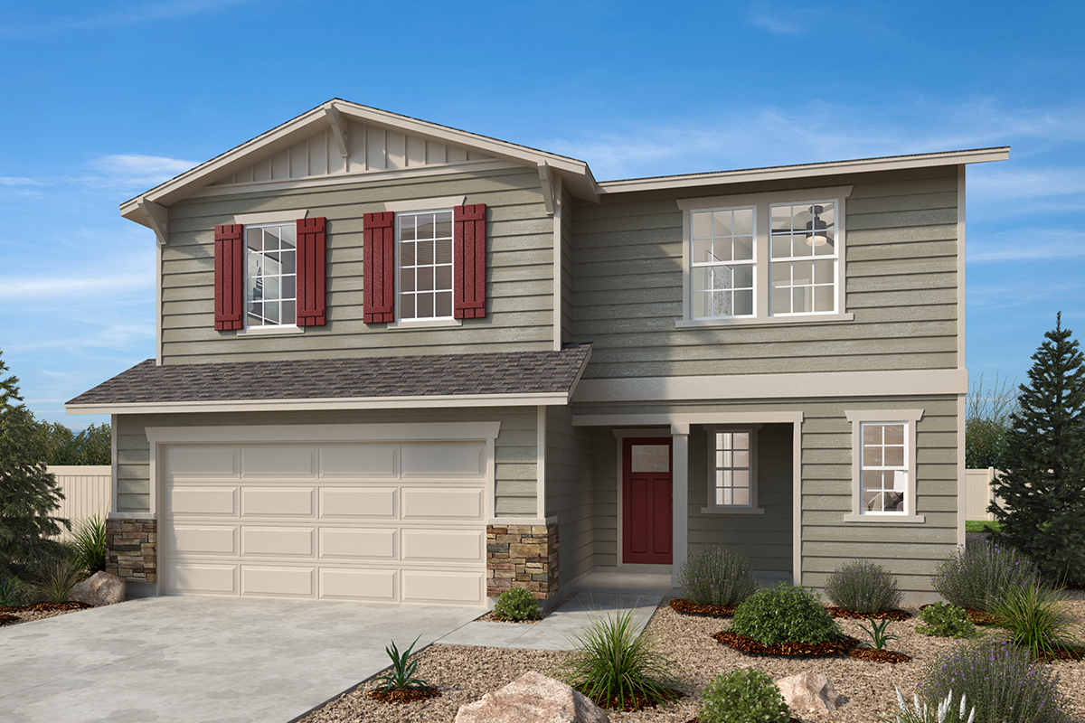 Exterior B with optional masonry