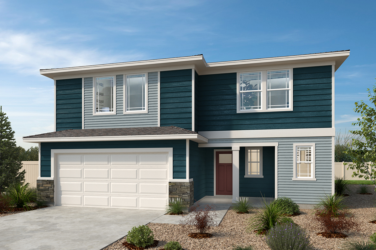 Exterior C with optional masonry