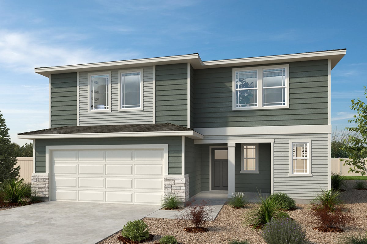 Exterior C with optional stone