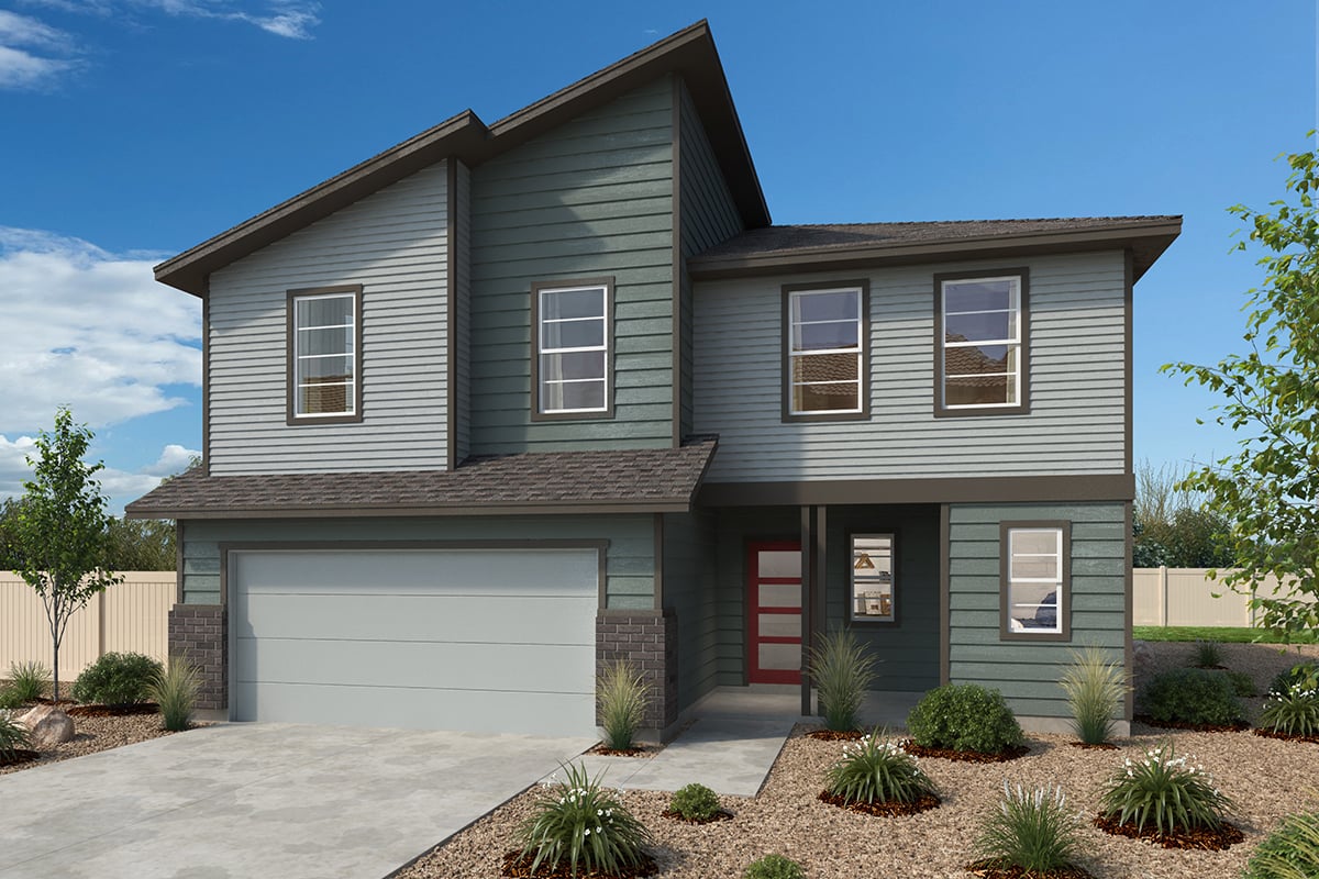 Exterior D with optional masonry