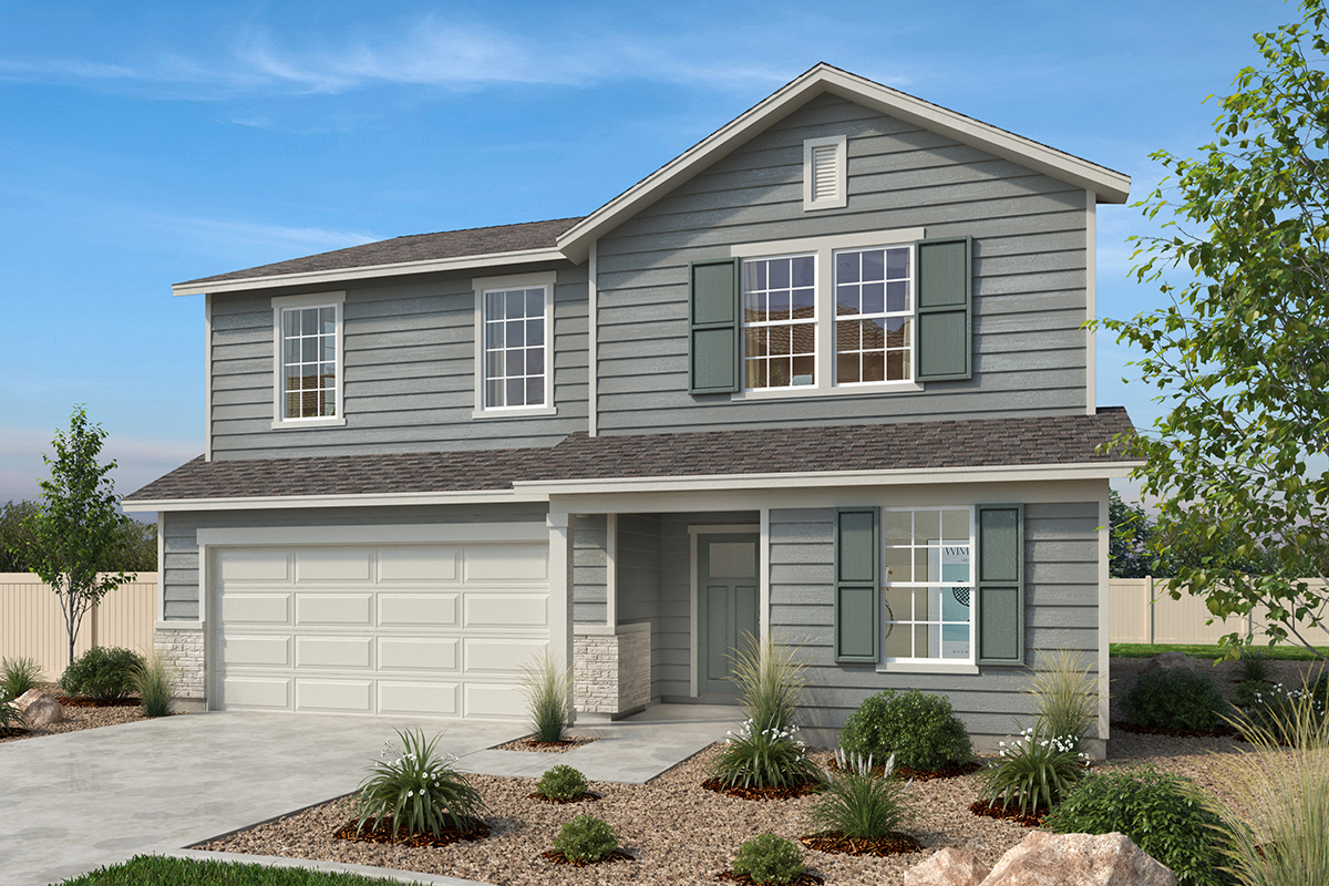 Exterior A with optional masonry