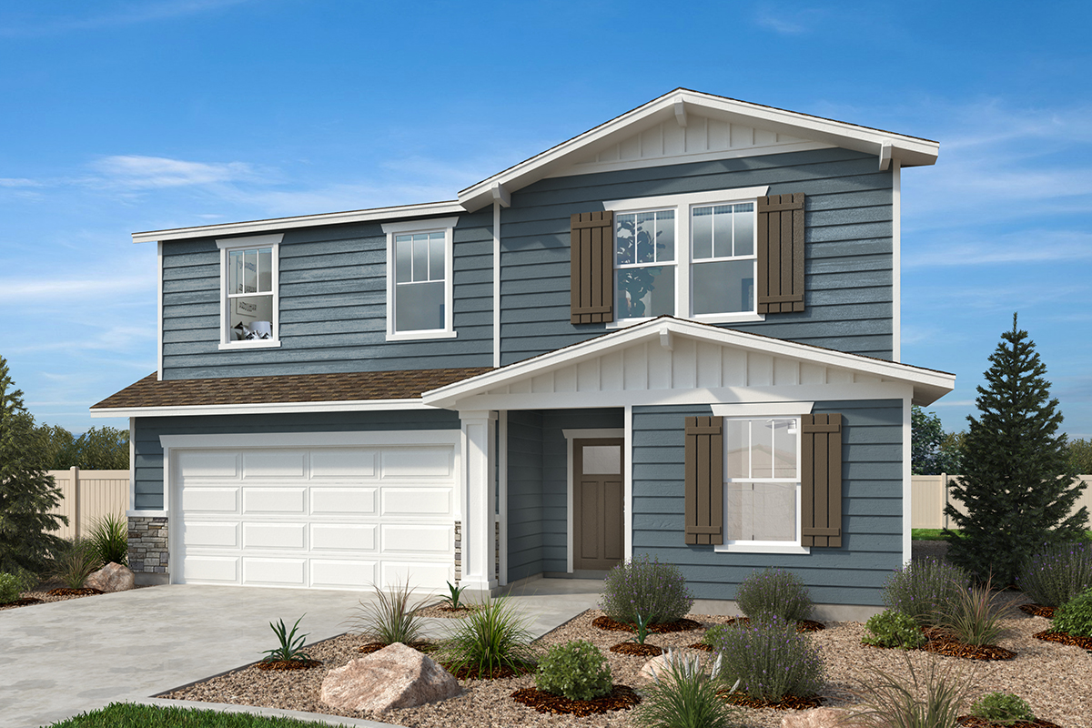 Exterior B with optional masonry