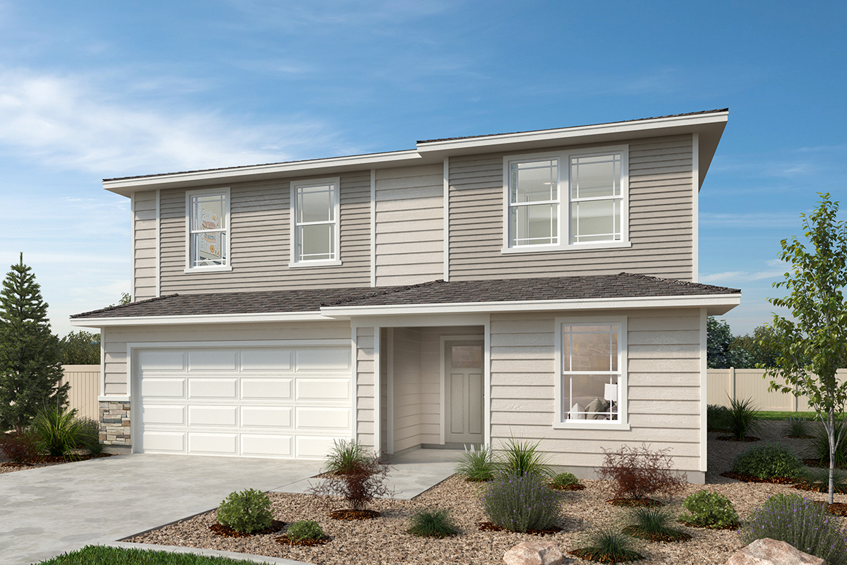 Exterior C with optional masonry
