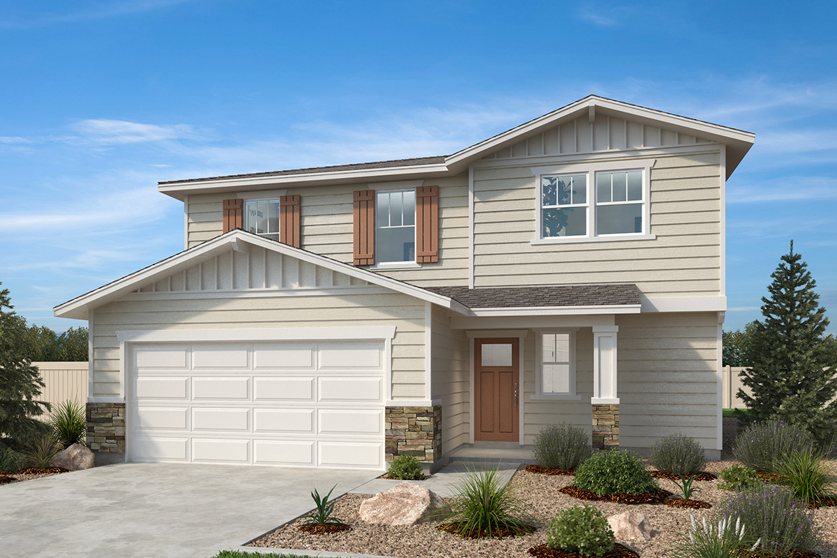 Exterior B with optional masonry