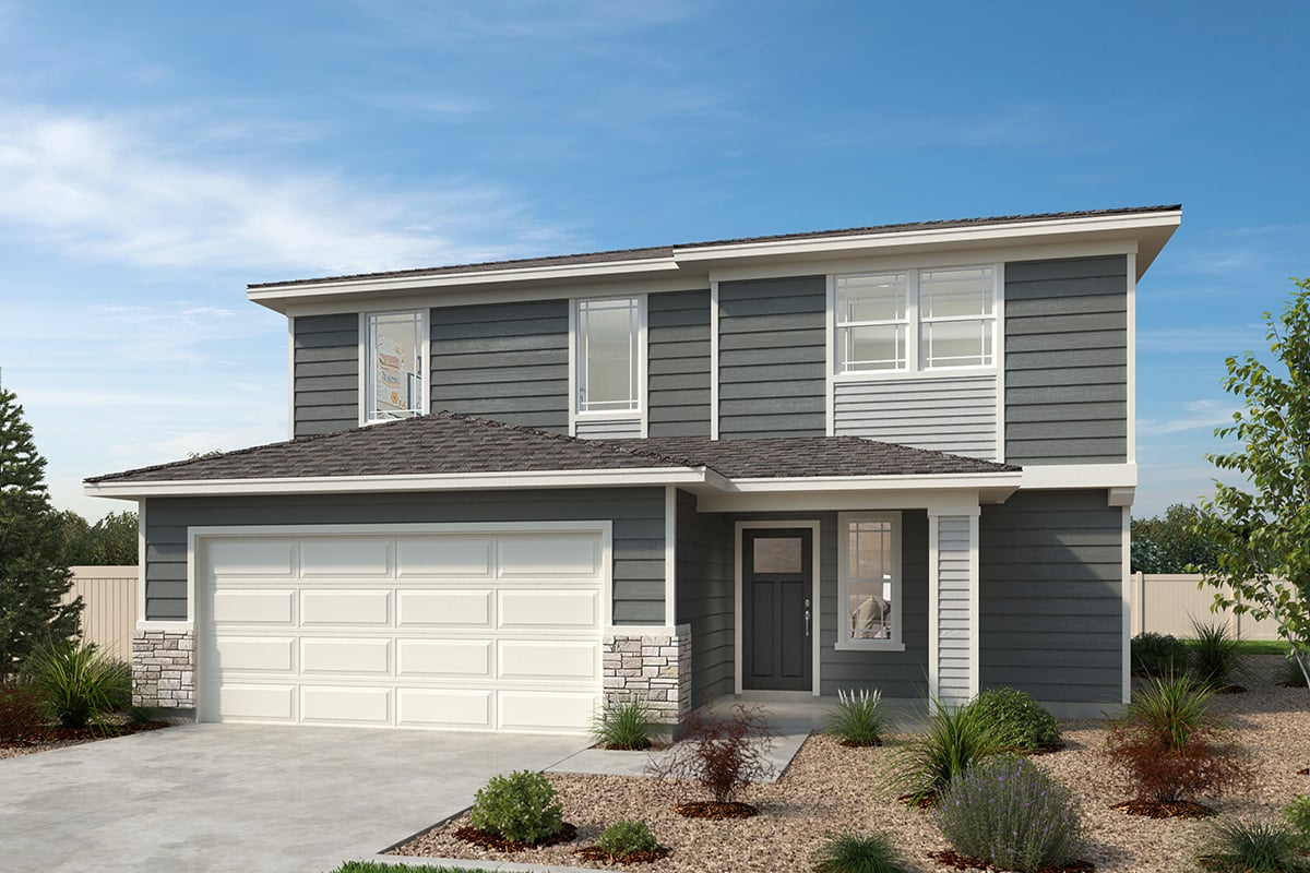 Exterior C with optional masonry