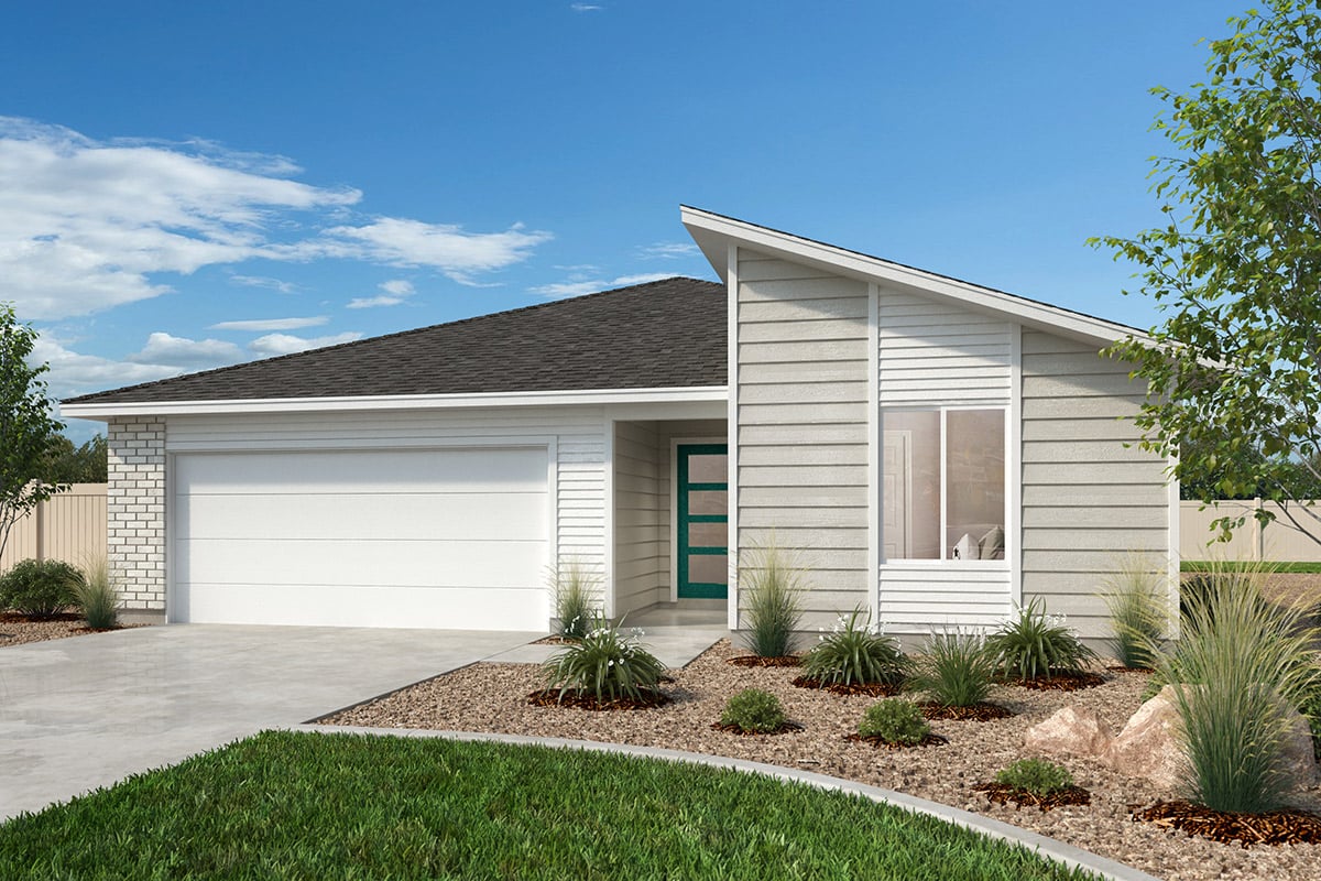 Exterior D with optional stone