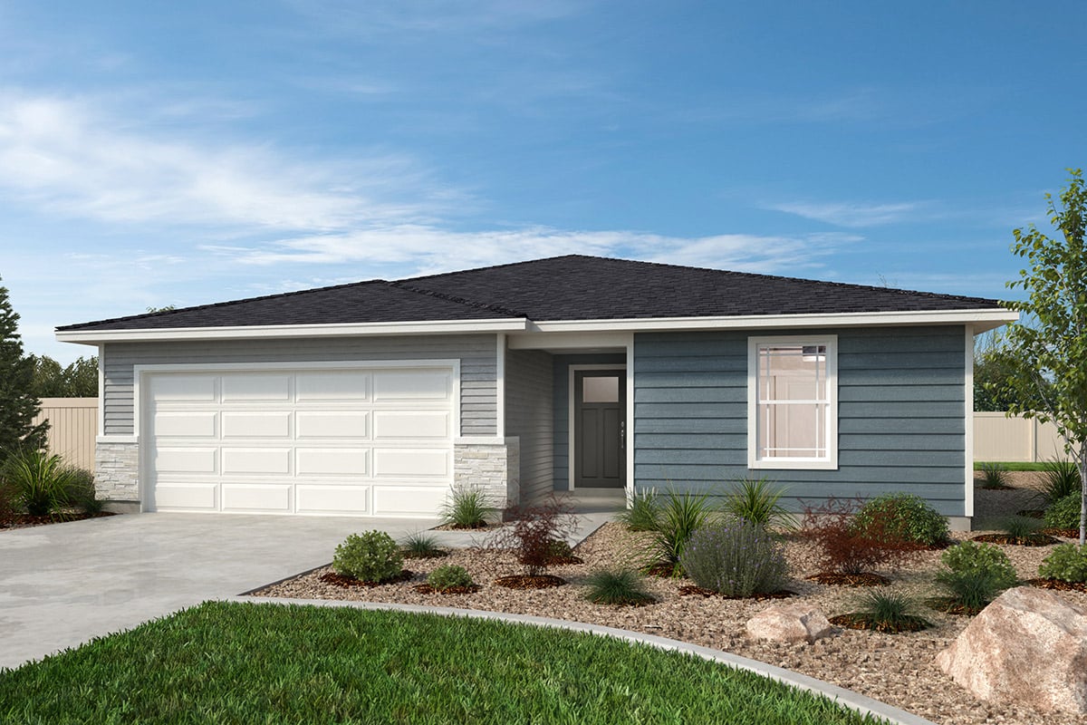 Exterior C with optional stone